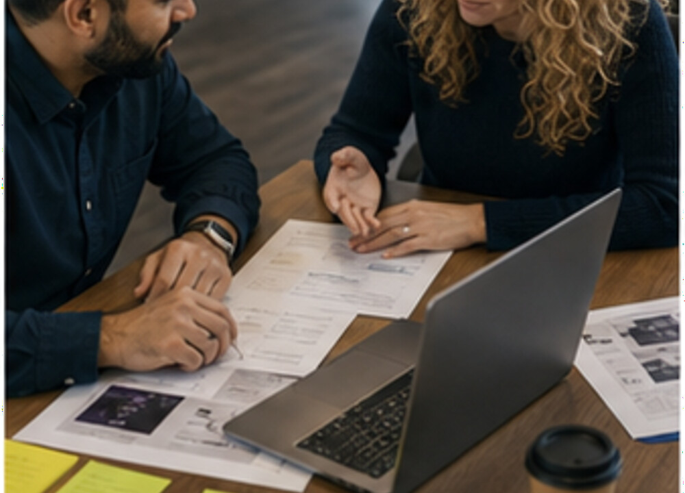 Landing page lead flow with a focused quote request path