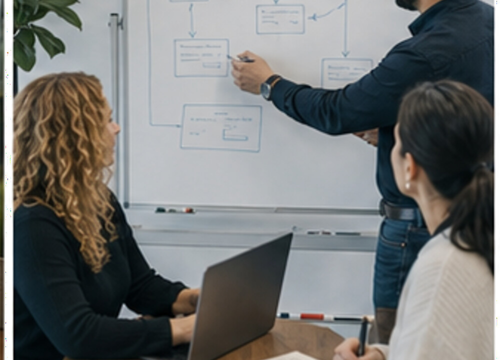 Connected workflow map for website, CRM, scheduling, payments, and reporting